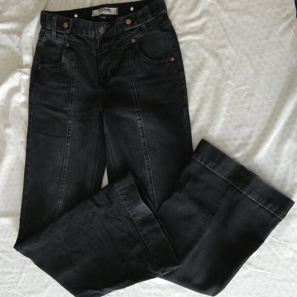 Rock and Roll Denim High Rise Flare - Picture 1 of 6